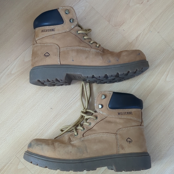 Wolverine Carlsbad‎ Work Boots Size 10.5 W Tan 6\